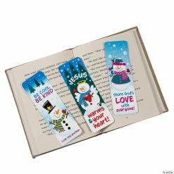 Coupon ⭐ Religious Snowman Bookmarks - 24 Pc. 🧨 -Stationery Supplies Shop 14148585