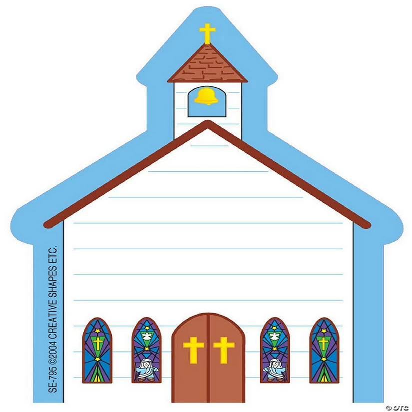 Outlet π Creative Shapes Etc. - Mini Notepad - Church π 4 Outlet π Creative Shapes Etc. - Mini Notepad - Church π - Image 2