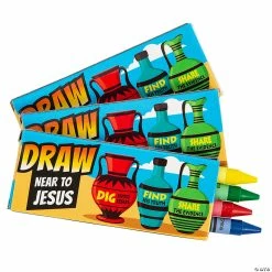 Flash Sale 🧨 4-Color Dig VBS Crayons - 12 Boxes ⭐