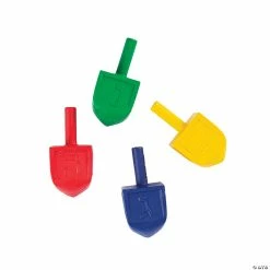 New 🥰 4-Color Dreidel-Shaped Crayons - 24 Pc. 😀