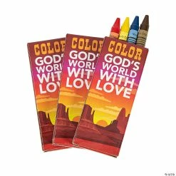 Buy ⌛ 4-Color Southwest VBS Crayons - 12 Boxes 🎁