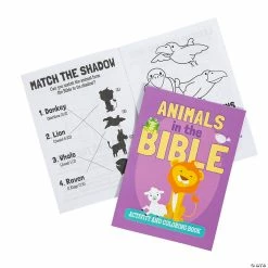 Best Pirce 😍 Animals in the Bible Activity Books – 12 Pc. 😀