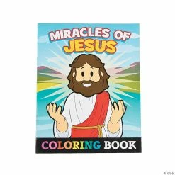 Budget ⭐ Miracles of Jesus Coloring Books - 12 Pc. ⌛