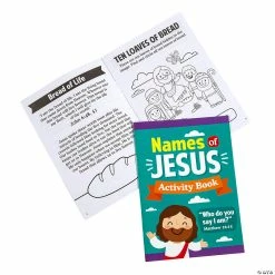 Discount βοΈ Names of Jesus Activity Books - 12 Pc. π
