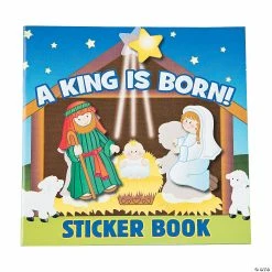 Best Pirce 🤩 Nativity Sticker Books - 12 Pc. 🎁
