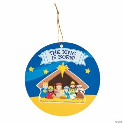Best reviews of ⭐ Nativity Sticker Scene Ornaments - 24 Pc. 😀