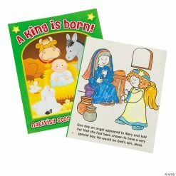 Budget 🌟 Nativity Story Coloring Books - 12 Pc. 🥰