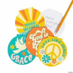 Best deal ⭐ Religious Groovy Notepads - 24 Pc. 😉