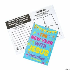 Cheap 🔔 Religious New Year’s Resolution Activity Books - 12 Pc. 😍