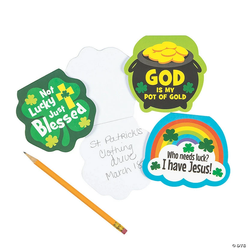 Promo 🧨 Religious St. Patrick’s Day Notepads 💯 3 Promo 🧨 Religious St. Patrick’s Day Notepads 💯