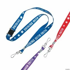 Hot Sale π Shine with Faith Breakaway Lanyards - 12 Pc. π€©