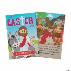 Wholesale 🤩 The Easter Story Sticker Books - 12 Pc. ⌛
