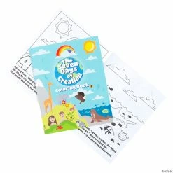 New ⭐ The Seven Days of Creation Coloring Books - 12 Pc. 🤩