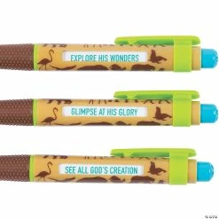 New 🧨 Wild Encounters VBS Message Pens - 12 Pc. 😀 -Stationery Supplies Shop wild encounters vbs message pens 12 pc 13830421 a02